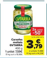 Oferta de Carxofex Meitats por 7,59€ en Carrefour