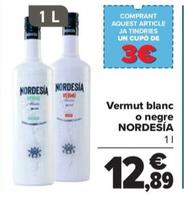 Oferta de Nordesia - vermut blanc o negre por 12,89€ en Carrefour