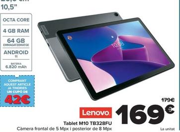 Oferta de Tablet M10 TB328FU por 169€ en Carrefour