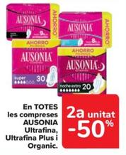 Oferta de En Totes Les Compreses Ultafina, Ultrafina Plus I Organic en Carrefour