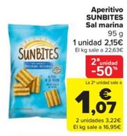 Oferta de Aperitivo sal marina por 2,15€ en Carrefour