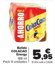 Oferta de Batido energy por 5,95€ en Carrefour