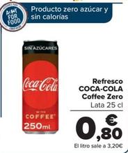 Oferta de Refresco coffee zero por 0,8€ en Carrefour