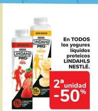 Oferta de En todos los yogures liquidos proteicos lindahls en Carrefour