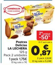 Oferta de Postres delicias por 0,87€ en Carrefour