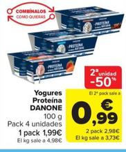 Oferta de Yogures proteina por 0,99€ en Carrefour