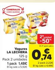 Oferta de Yogures por 0,74€ en Carrefour