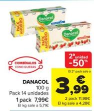 Oferta de Danacol por 3,99€ en Carrefour