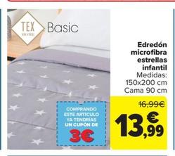 Oferta de Edredón microfibra estrellas infantil por 13,99€ en Carrefour