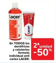 Oferta de Los dentifricios y colutorios formato individual anti caries en Carrefour