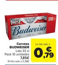 Oferta de Cerveza por 0,79€ en Carrefour