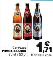 Oferta de Cervezas por 1,71€ en Carrefour