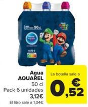 Oferta de Agua por 0,52€ en Carrefour