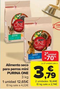 Oferta de Alimento seco para perros mini  por 12,65€ en Carrefour