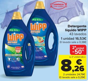 Oferta de Detergente liquido por 16,53€ en Carrefour