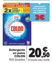 Oferta de Detergente en polvo por 20,5€ en Carrefour