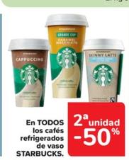 Oferta de En todos los cafes refrigerados de vaso en Carrefour