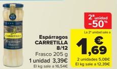 Oferta de Esparragos por 3,39€ en Carrefour