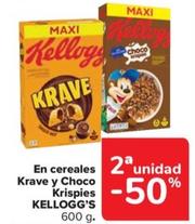 Oferta de En cereales krave y choco krispies en Carrefour