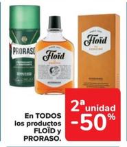 Oferta de Floid y Proraso en Carrefour