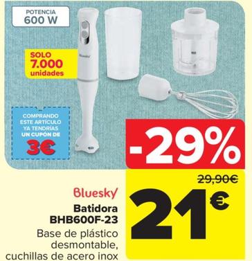 Oferta de Batidora BHB600F-23 por 21€ en Carrefour