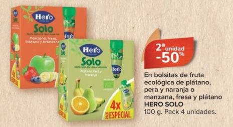 Oferta de En bolsitas de fruta ecologica de platano en Carrefour