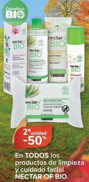 Oferta de Nectar Of Bio - En Todos Los Productos De Limpieza Y Cuidado Facial en Carrefour