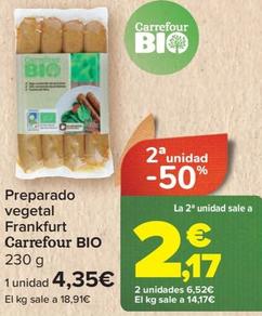 Oferta de Preparado vegetal frankfurt por 4,35€ en Carrefour