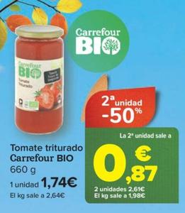 Oferta de Tomate triturado por 1,74€ en Carrefour