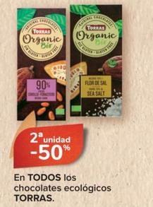 Oferta de Los chocolates ecologicos en Carrefour