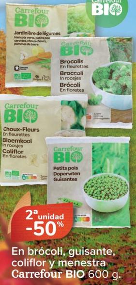 Oferta de En brocoli , guasante coliflor y menestra en Carrefour