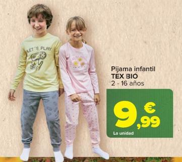 Oferta de Tex Bio - Pijama Infantil por 9,99€ en Carrefour