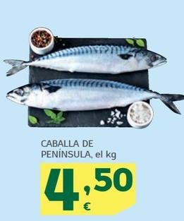 Oferta de Caballa de Peninsula por 4,5€ en HiperDino