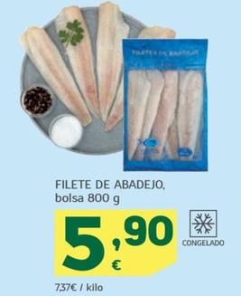 Oferta de Filete de Abadejo por 5,9€ en HiperDino