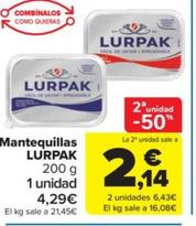 Oferta de Mantequillas por 4,29€ en Carrefour Market