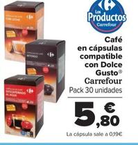 Oferta de Vafe en capsulas compatible con dulce por 5,8€ en Carrefour Market