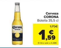 Oferta de Cerveza por 1,59€ en Carrefour Market