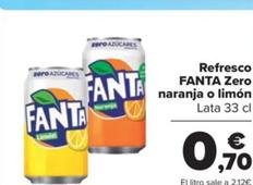 Oferta de Refresco zero nerenjo o limon por 0,7€ en Carrefour Market