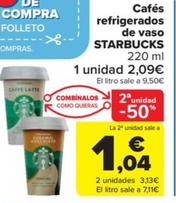 Oferta de Cafes refrigerados de vaso por 2,09€ en Carrefour Market