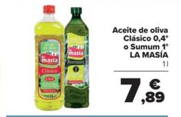 Oferta de Aceite de oliva Clasico 0,4" o Sumum 1" por 7,89€ en Carrefour Market
