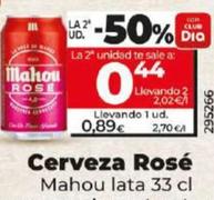 Oferta de Cerveza rose por 0,89€ en Dia