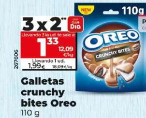 Oferta de Galletas crunchy bites por 1,99€ en Dia