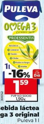 Oferta de Bebida lactea oemga 3 original por 1,9€ en Dia