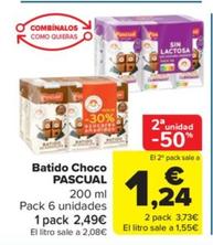 Oferta de Batido choco por 2,49€ en Carrefour