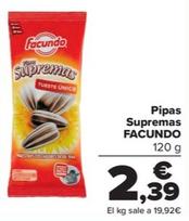 Oferta de Pipas supremas por 2,39€ en Carrefour