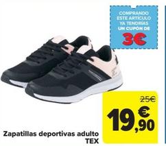 Oferta de Zapatillas deportivas adulto por 19,9€ en Carrefour
