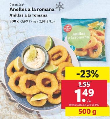 Oferta de Anelles a la romana por 1,49€ en Lidl