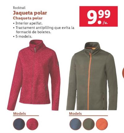 Oferta de Jaqueta polar por 9,99€ en Lidl