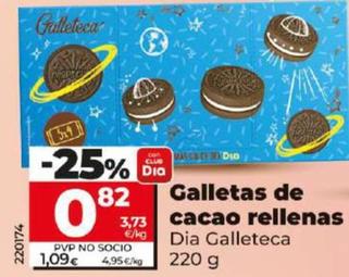 Oferta de Galletas de cacao rellenas por 1,09€ en Dia