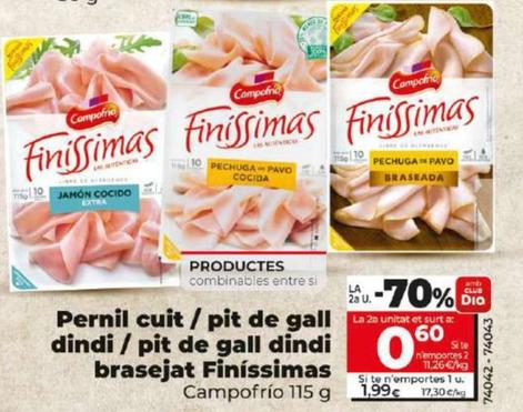 Oferta de Pernil Cuit Finissimas por 1,99€ en Dia
